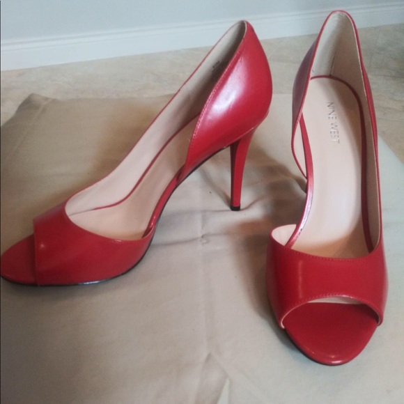 | Nine West | Red Pumps - Picture 1 of 3
